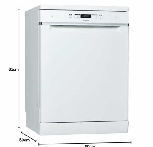 Panneau de commande du micro-ondes Whirlpool avec écran numérique.