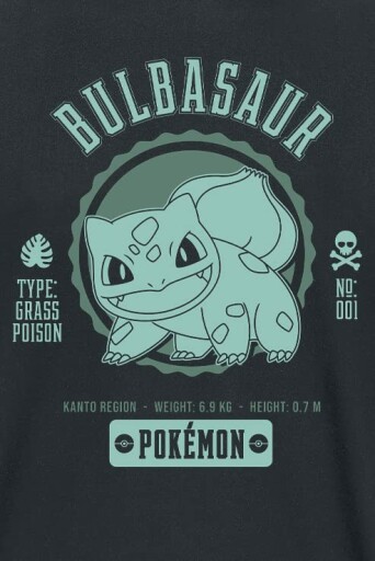 Homme portant un t-shirt Bulbasaur.
