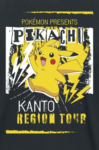 T-shirt Pikachu Kanto Region Tour