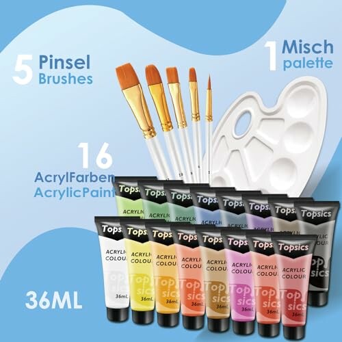 Set de Peinture Acrylique Topsics