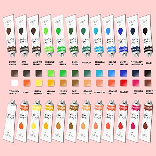 Kit de Peinture Acrylique Topsics