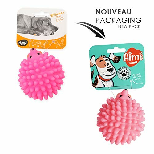 Jouet rose pour chien Aime avec nouvel emballage