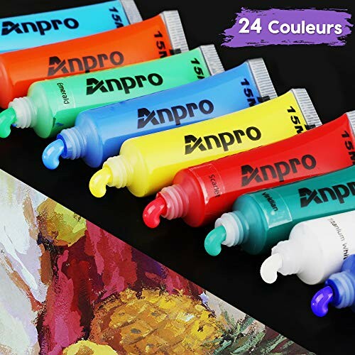 Tubes de Peinture Acrylique Anpro