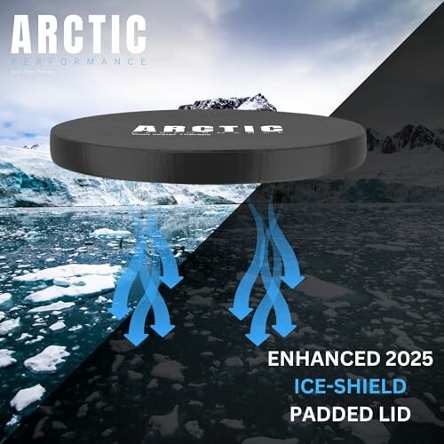 Couvercle rembourré Arctic avec protection contre la glace