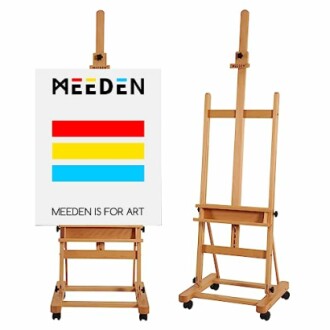 MEEDEN Grand Chevalet de Studio H-Frame