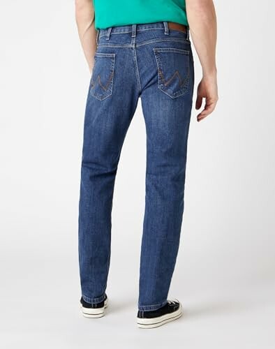 Wrangler Red Kabel Regular Jeans Homme