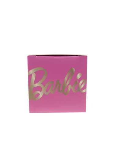 Boîte rose avec logo Barbie doré