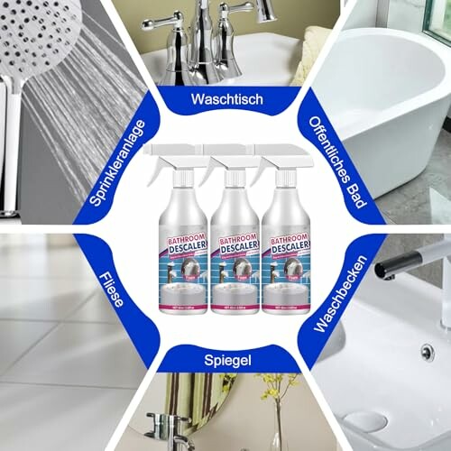 Produits de détartrage pour salle de bain