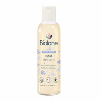 Bouteille de bain relaxant Biolane.