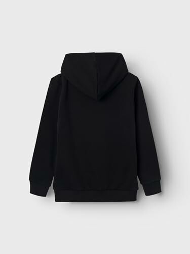 Vue arrière d'un sweat à capuche noir