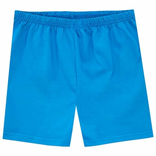 Short bleu en coton pour enfants