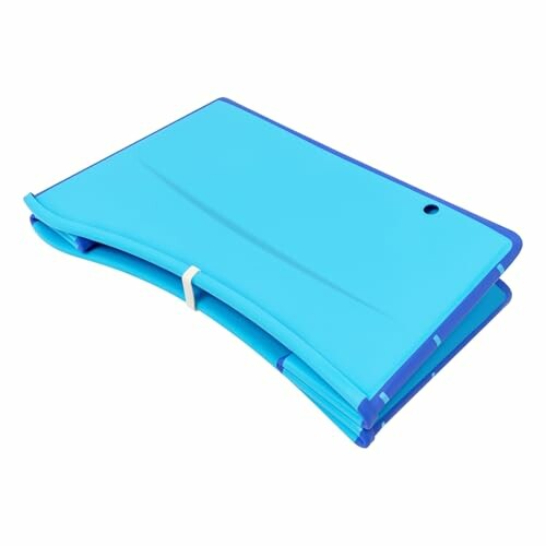 Tapis de genoux pliant en mousse bleu