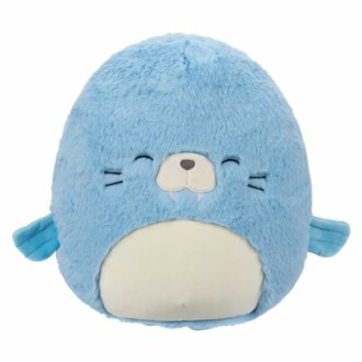 Peluche phoque bleu mignon et moelleux