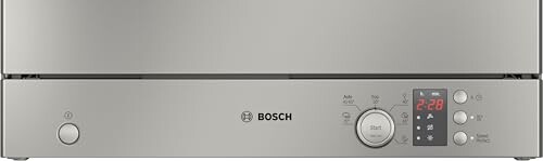 Panneau de commande d'un lave-vaisselle Bosch.