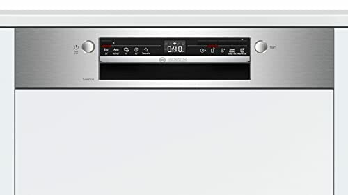 Panneau de commande d'un lave-vaisselle Bosch.