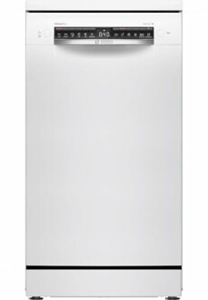 Vue frontale d'un lave-vaisselle Bosch moderne.