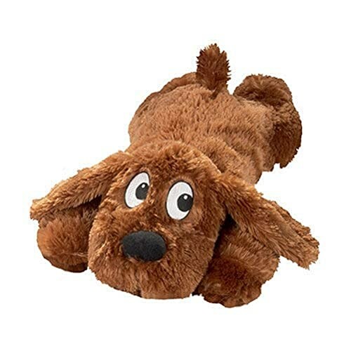 Jouet en peluche chien marron