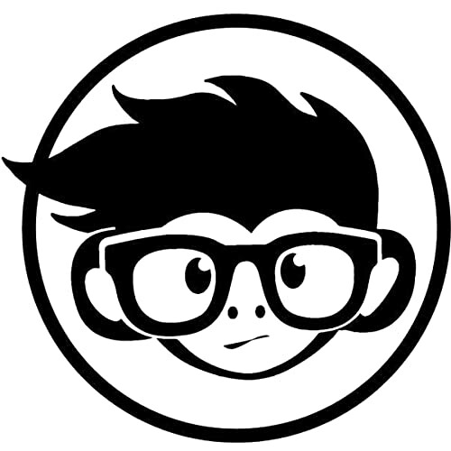 Dessin d'un singe avec des lunettes.