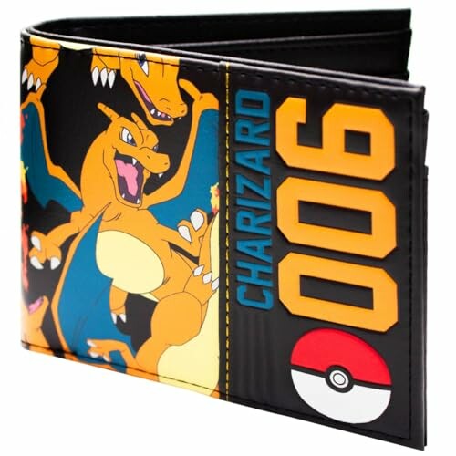 Portefeuille Charizard Feu Flamboyant