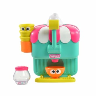 Jouet machine à glace colorée avec accessoires.
