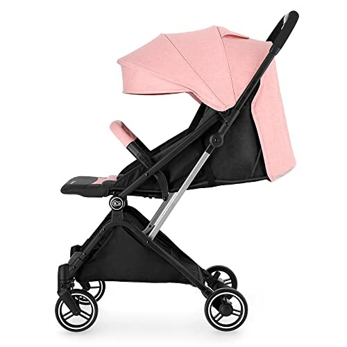 Poussette compacte rose pour bébé