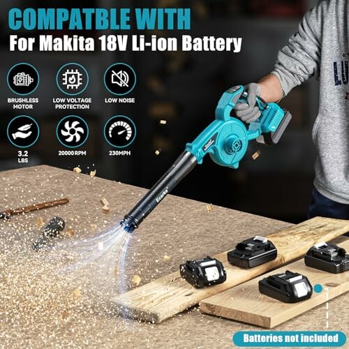 Souffleur sans fil avec batterie Makita 18V