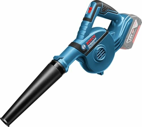 Souffleur de feuilles sans fil bleu