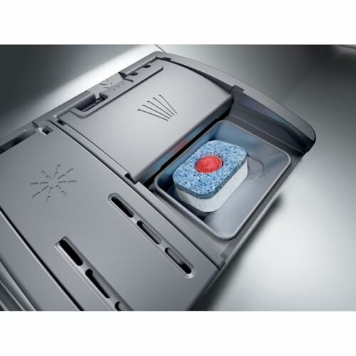 Compartiment de lave-vaisselle avec tablette de détergent
