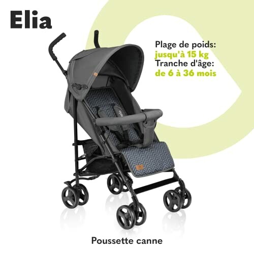 Poussette canne Elia pour enfants jusqu'à 15 kg