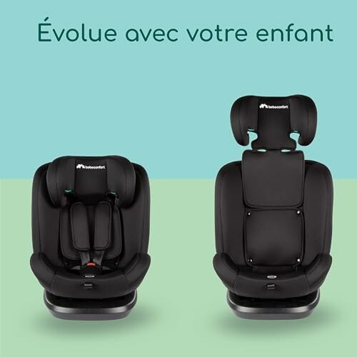 Deux sièges auto évolutifs pour enfant