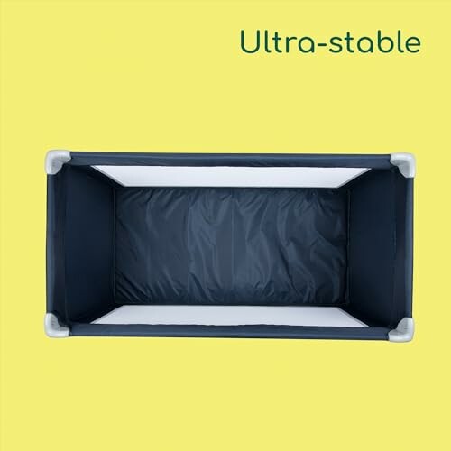 Boîte de rangement pliable vue de dessus