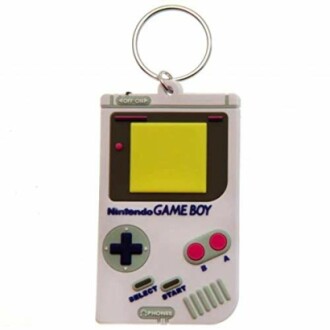 Porte-clés en forme de Nintendo Game Boy.