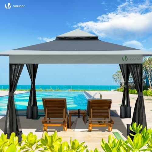 VOUNOT Tonnelle de Jardin 3.6x3.6m