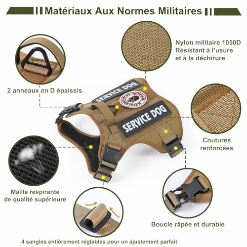 COMSLE Harnais Chien Anti Traction