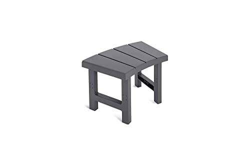 Tabouret d'extérieur gris
