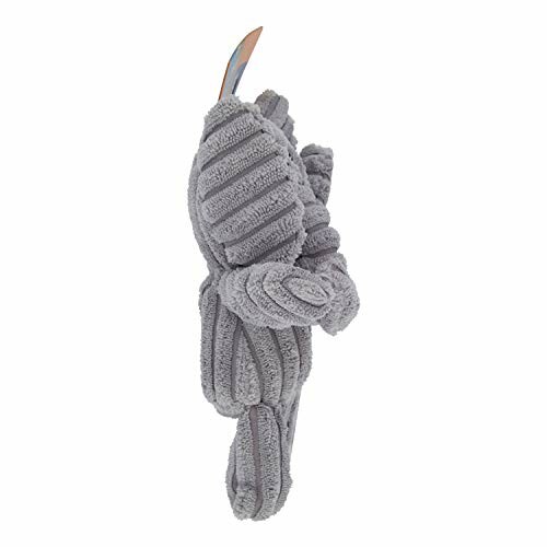 Jouet en peluche éléphant gris en corde