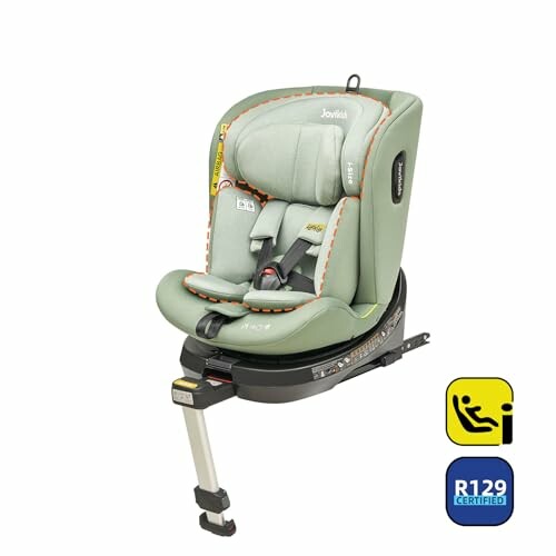 Siège auto pour enfant vert avec certification R129