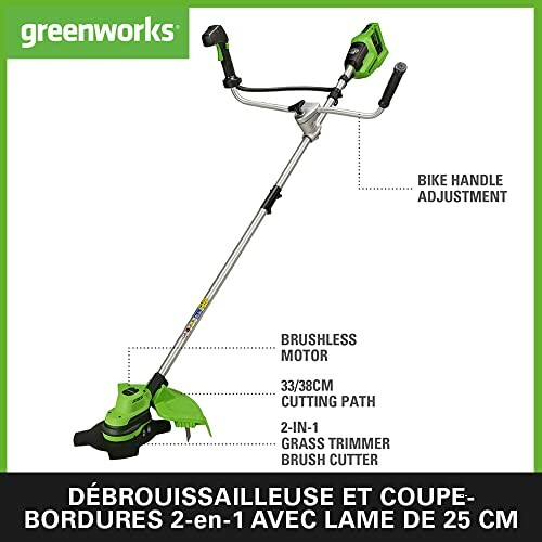 Greenworks 2x24V Débroussailleuse