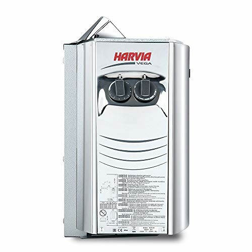 Chauffage de sauna Harvia Vega en métal avec boutons de commande
