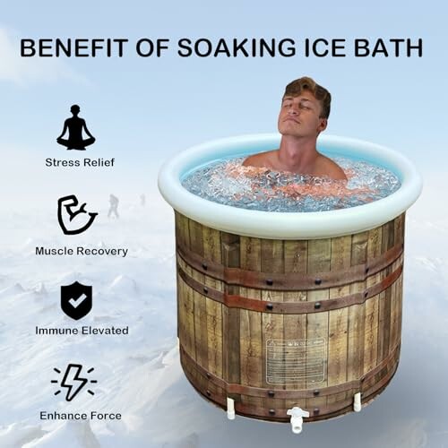 B&Y Grand bain de glace pliable