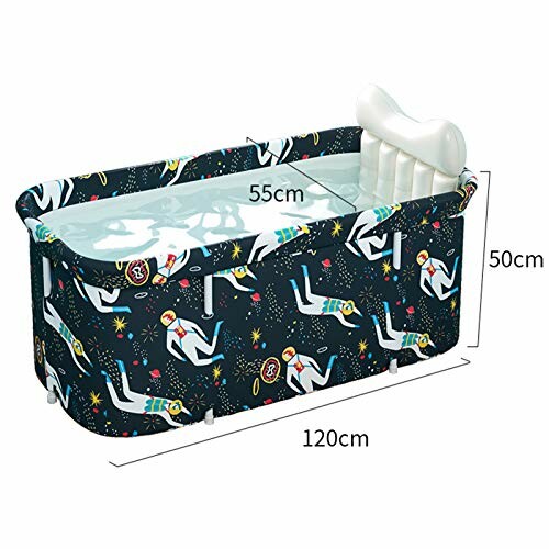 Baignoire gonflable avec motif d'astronautes et dimensions
