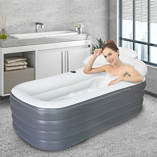 Keszing Baignoire Gonflable pour Adulte