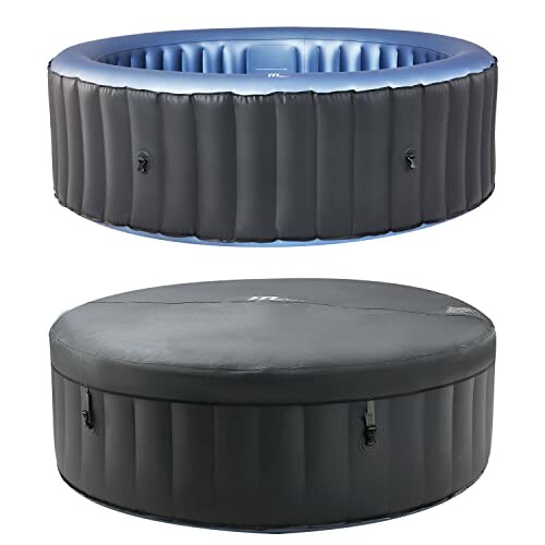 Jacuzzi gonflable avec couvercle amovible