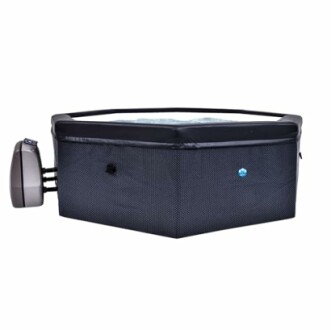 Spa gonflable carré avec unité de commande