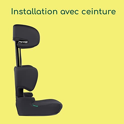 Siège auto avec installation ceinture