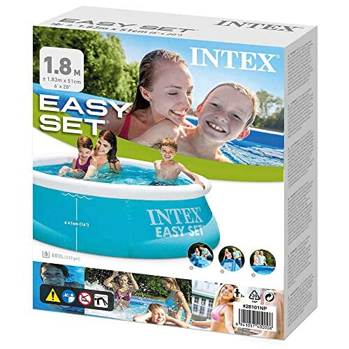 Emballage de la piscine gonflable Intex Easy Set