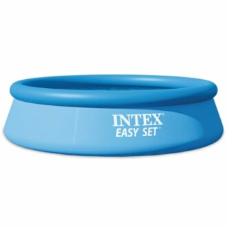 Piscine gonflable bleue Intex Easy Set.