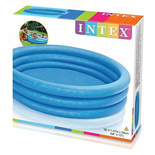 Boîte de piscine gonflable Intex bleue