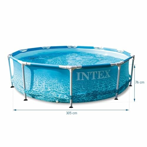 Piscine ronde Intex avec structure en métal