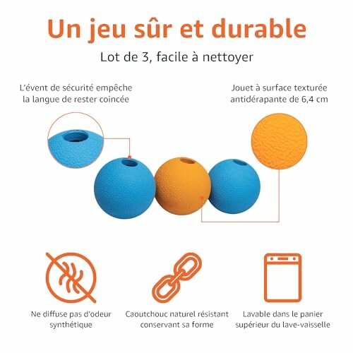 Balles à lancer Amazon Basics pour chien